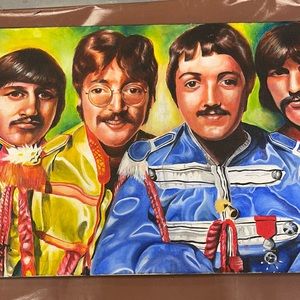 Beatles Sgt Pepper Painting
